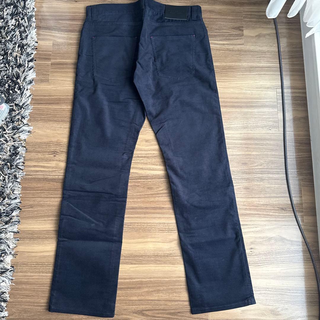 Burberry BLACK LABELコーデュロイパンツ ネイビー 新品