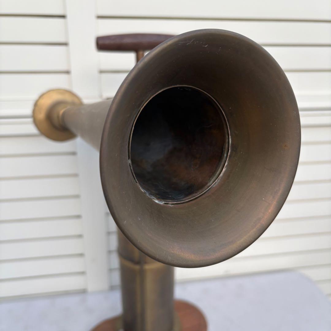 入手困難アンティーク◎航海船フォグホーン◎昔の船の汽笛航海船