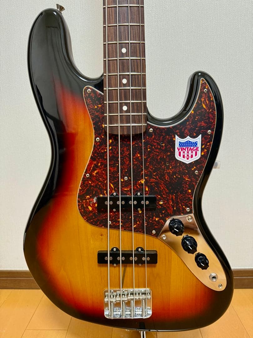 【美品】Fender JAPAN JazzBass JB62-US サンバースト
