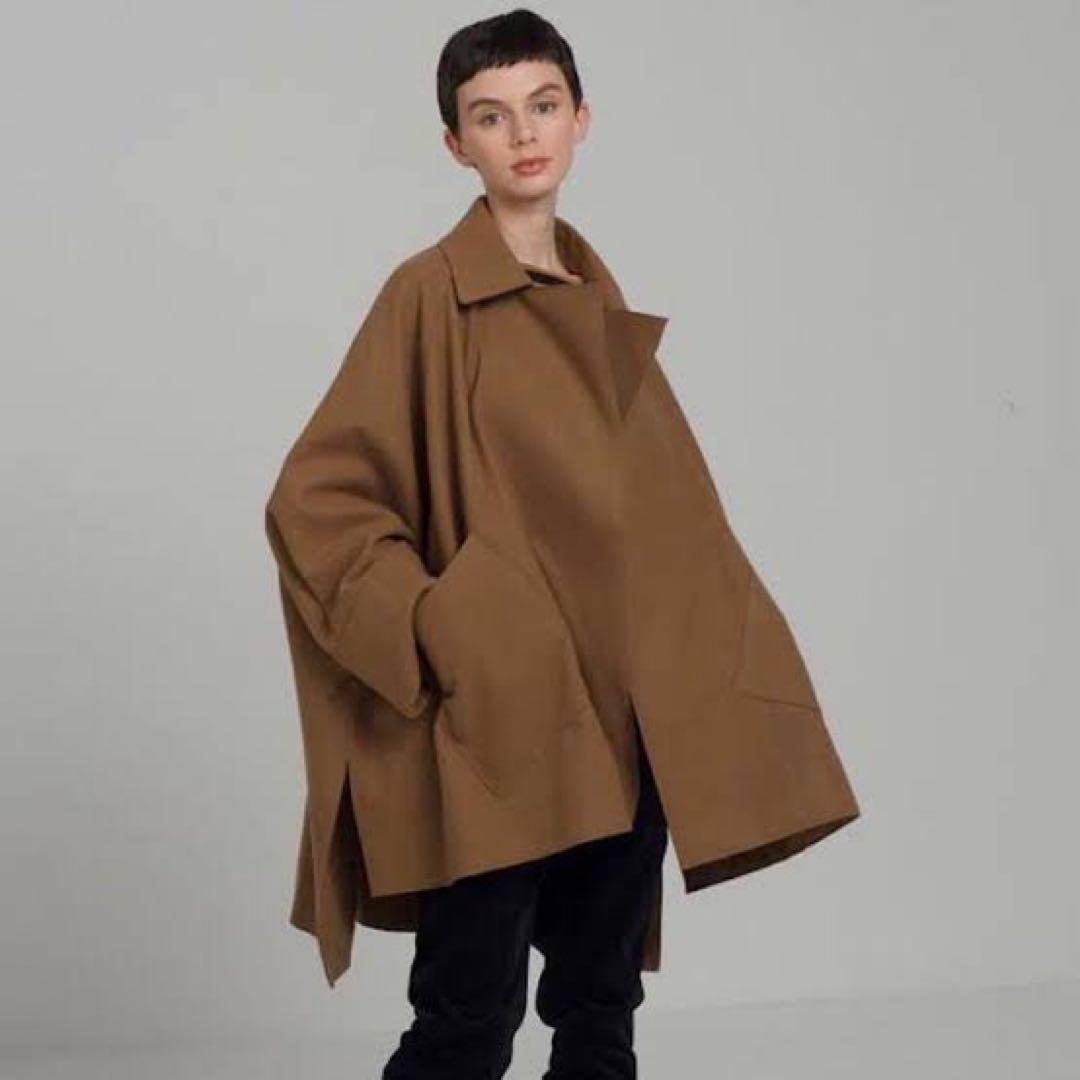 COGTHEBIGSMOKE コグザビッグスモーク スクエアコート キャメル