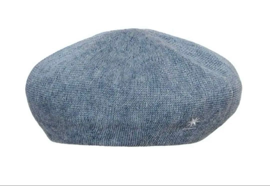 新品！GDC CA4LA Linen Beret ベレー帽 ブルー