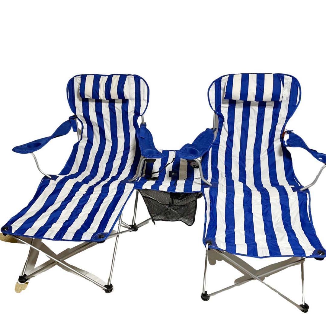 希少 SPORTS AUTHORITY 2人がけチェア 専用車輪付きケース