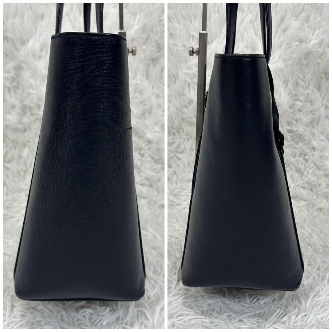 【マザーハウス】レザー トートバッグ 底鋲 A4可 肩掛け 通勤 通学