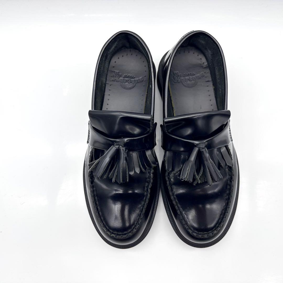 ドクターマーチン エイドリアン タッセル ローファー ブラック レザー 25