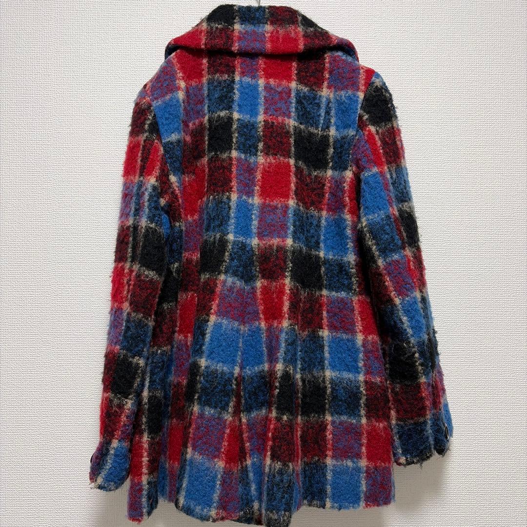 貴重！HYSTERIC GLAMOUR Aライン　チェック　ウールコート　日本製