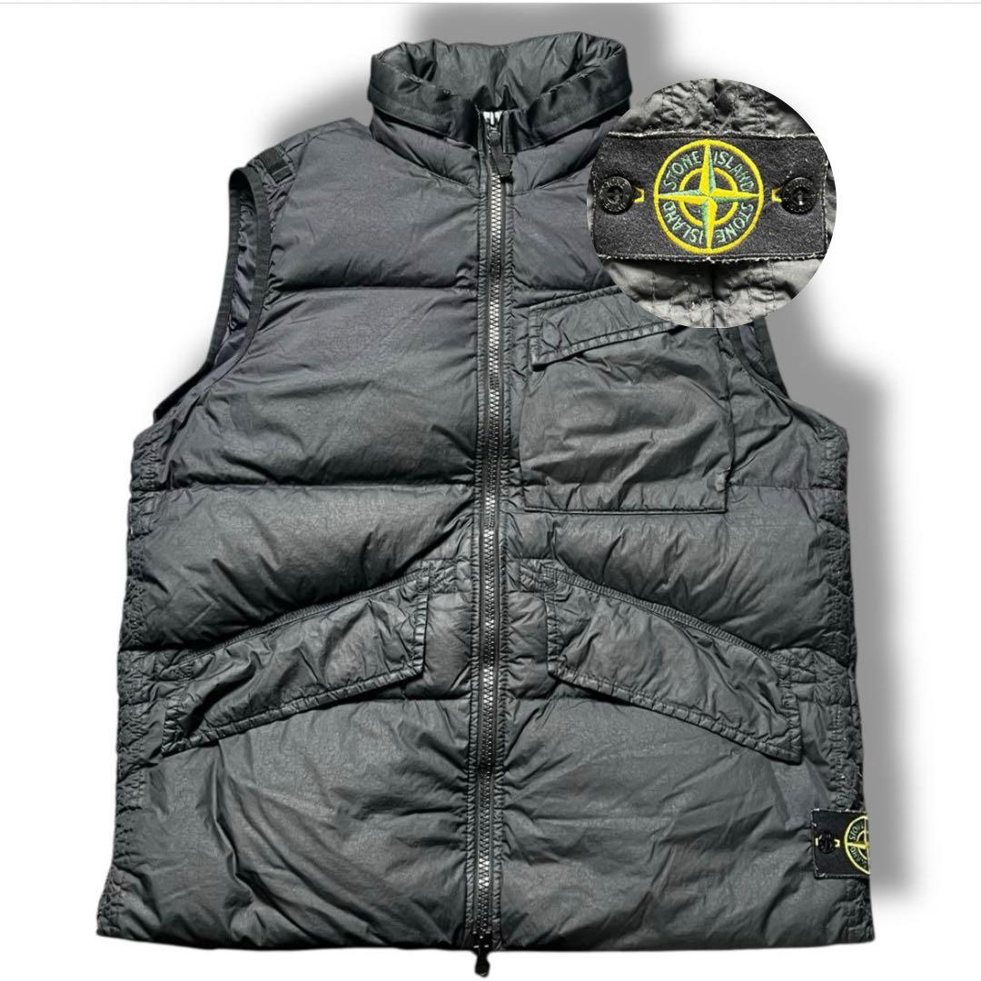 良品 ストーンアイランド archive ダウンベスト アウター ガーメント 黒