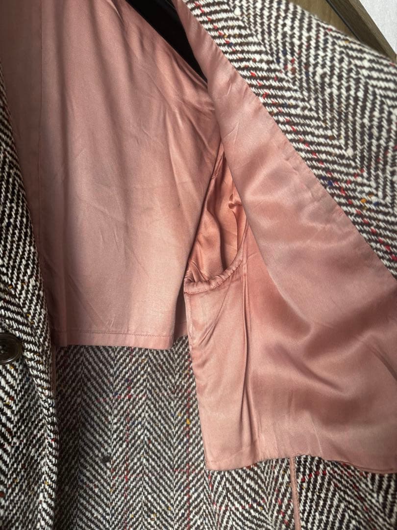 【古着】ツイード コート