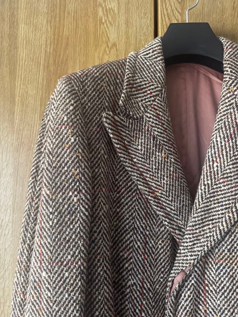 【古着】ツイード コート