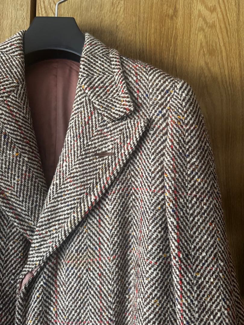 【古着】ツイード コート