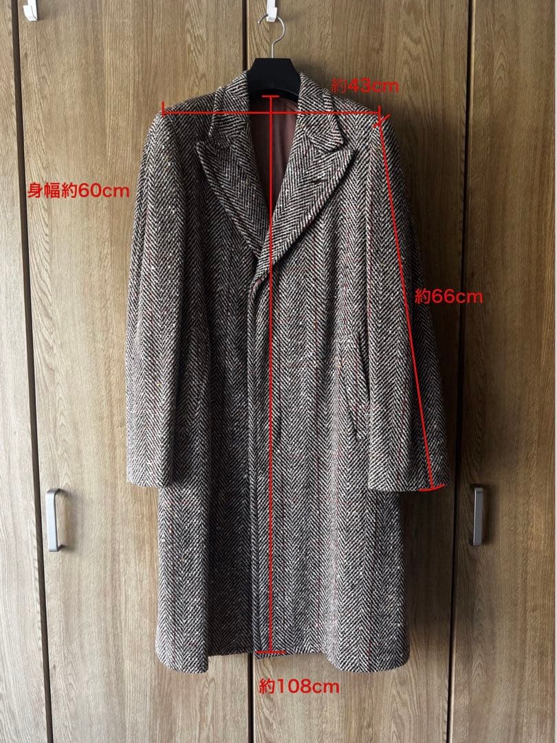 【古着】ツイード コート