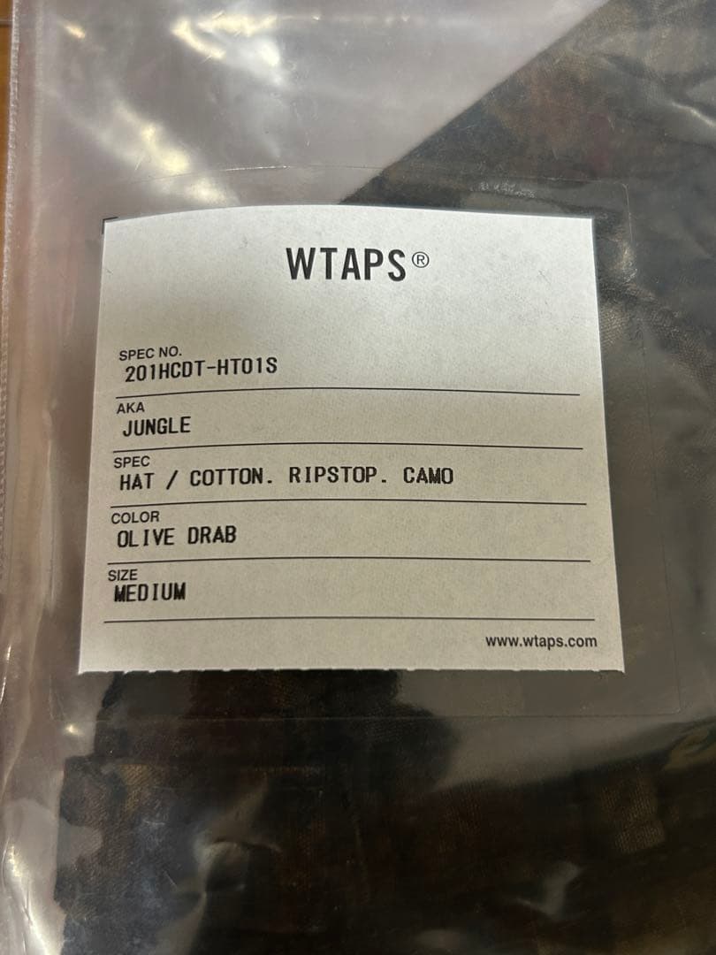 WTAPS 20ss jungle hat M リアルツリー柄 新品