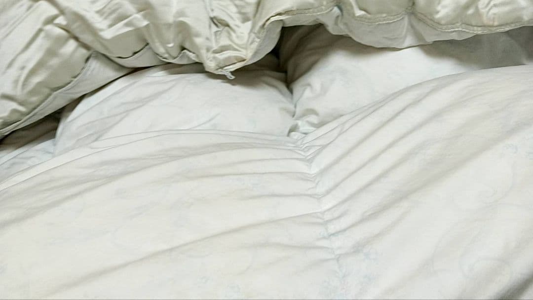 tak-tgo　丸八真綿　ソワリー　ダウン90%　羽毛1.5キロ　シミあり