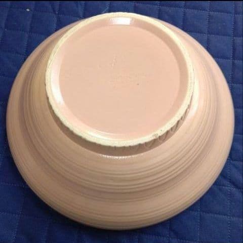 スージークーパー「ピンク・ロータス」大きなボウル(口径31cm)1930年代作品