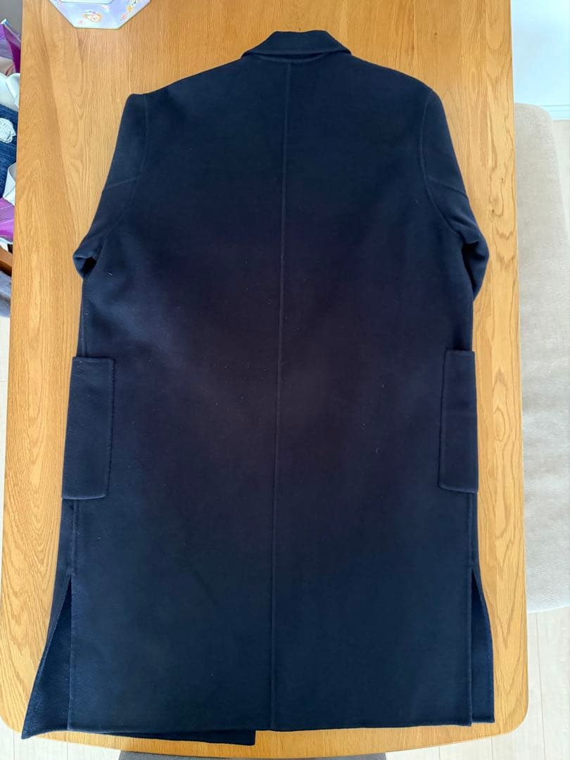 HAMILTON LAMBSWOOL SLOBE ネイビー 36チェスターコート