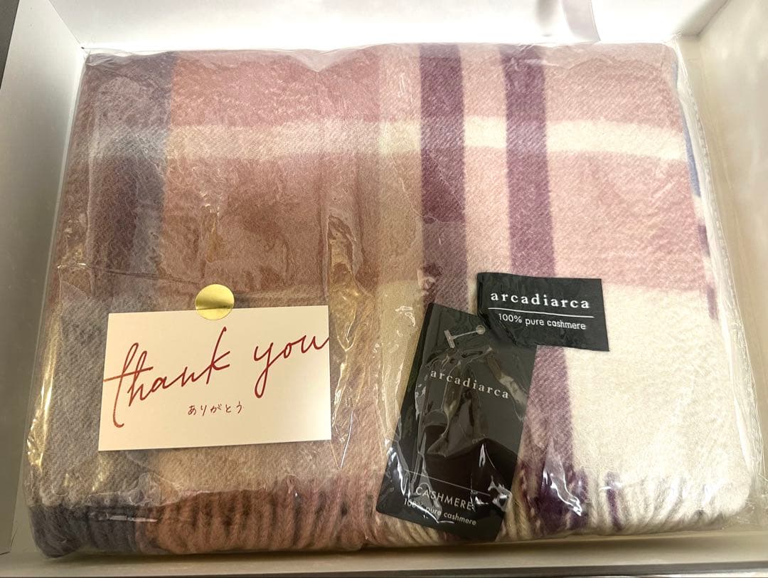 【新品】arcadiarcaストールカシミヤ100%