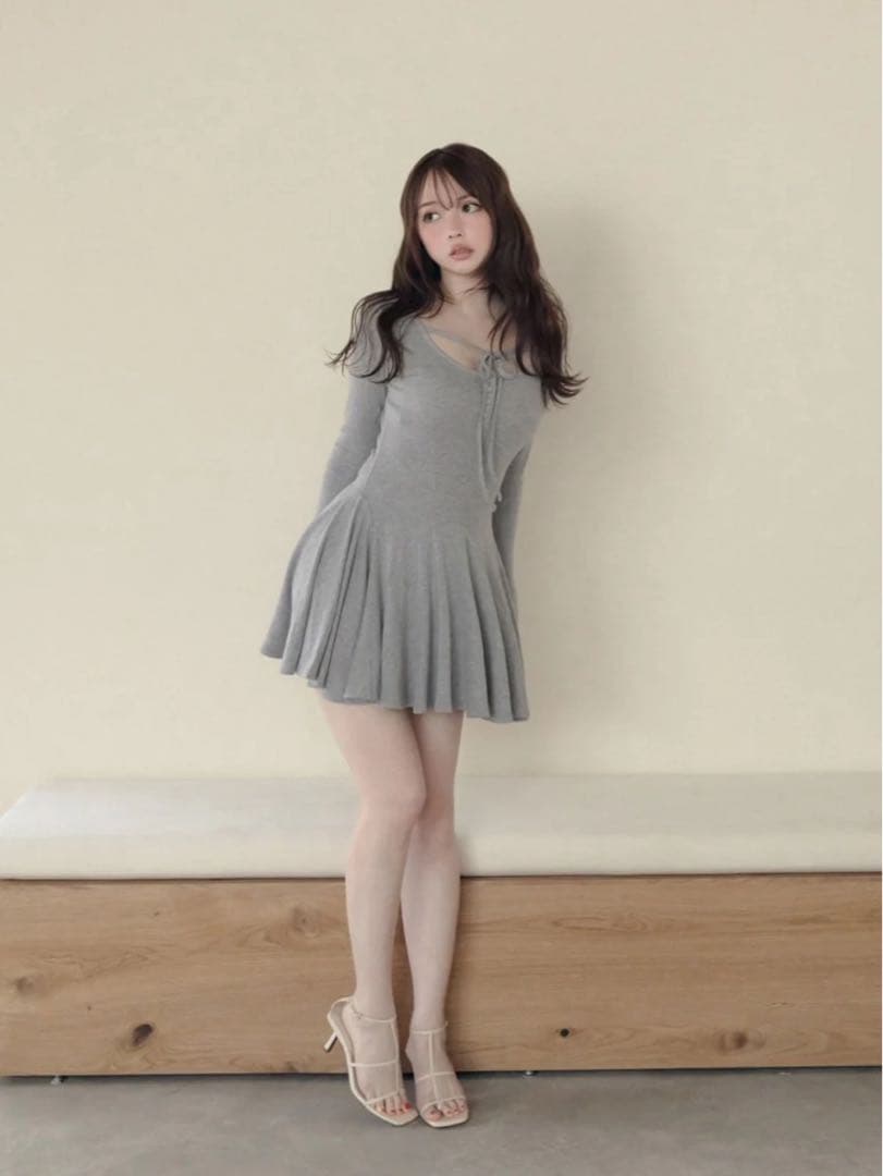 ANDMARY Nina flare mini dress 本日限定お値下げ