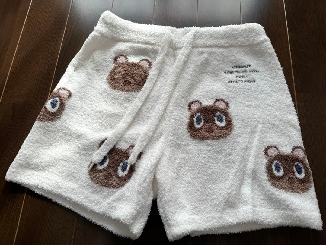 ジェラートピケ　あつまれ動物の森　パーカーとショートパンツ セット