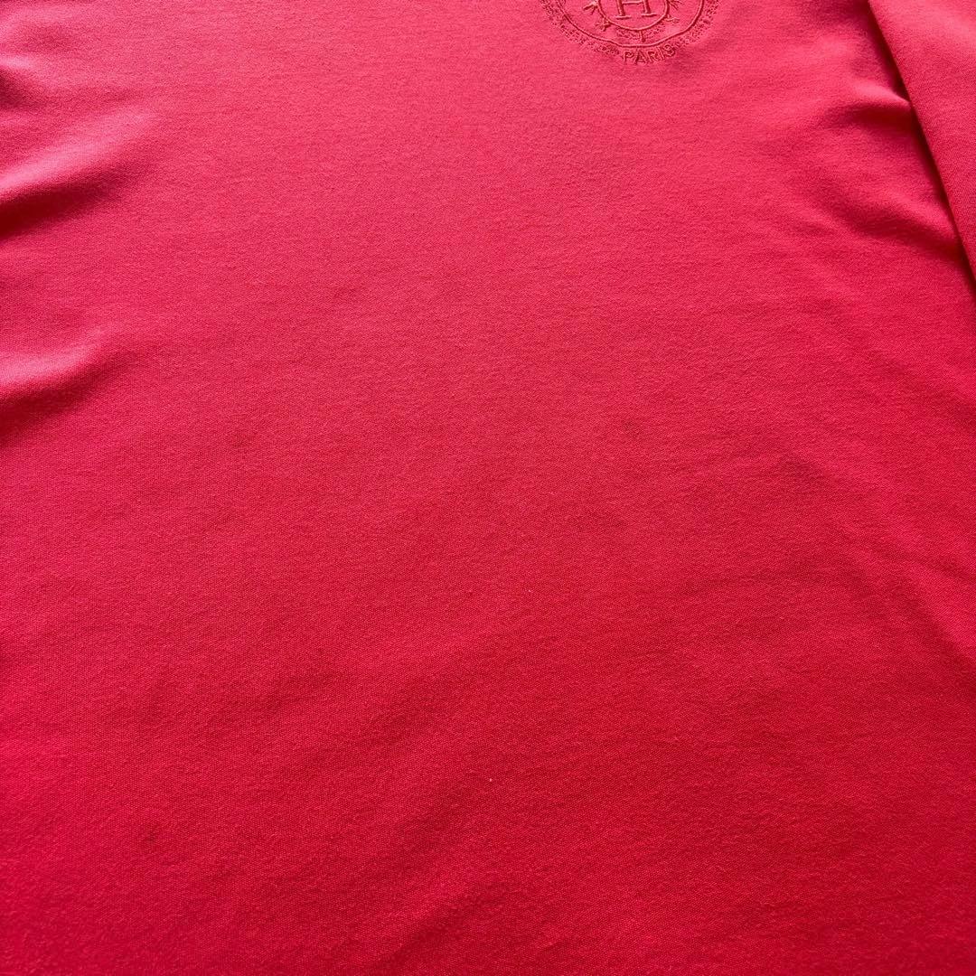 HEBO様Hermes エルメス　ロゴロンT ロゴ刺繍　胸ロゴ　レディース