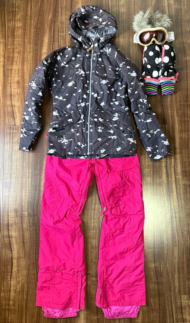 BURTON（バートン）レディース XS スノーボードウェア上下（オマケつき）