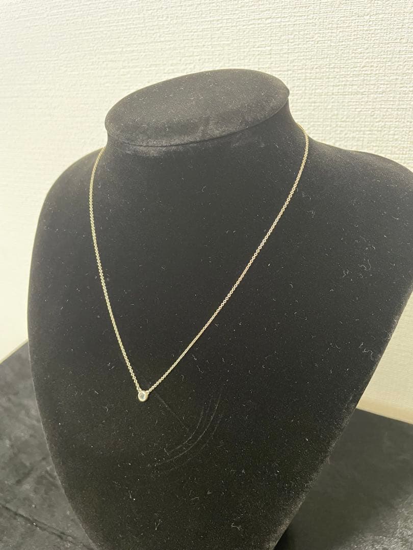 TIFFANY ティファニー アクアマリン 0.06ct ネックレス