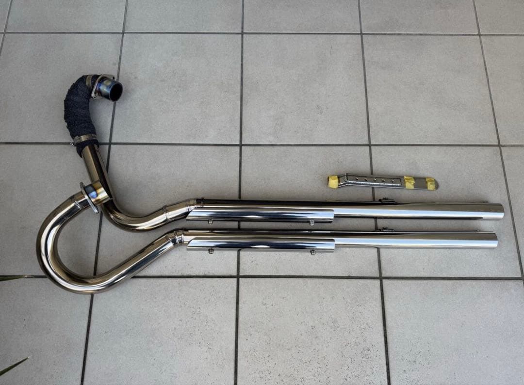 e*y様 W650.400 ワンオフアップマフラー