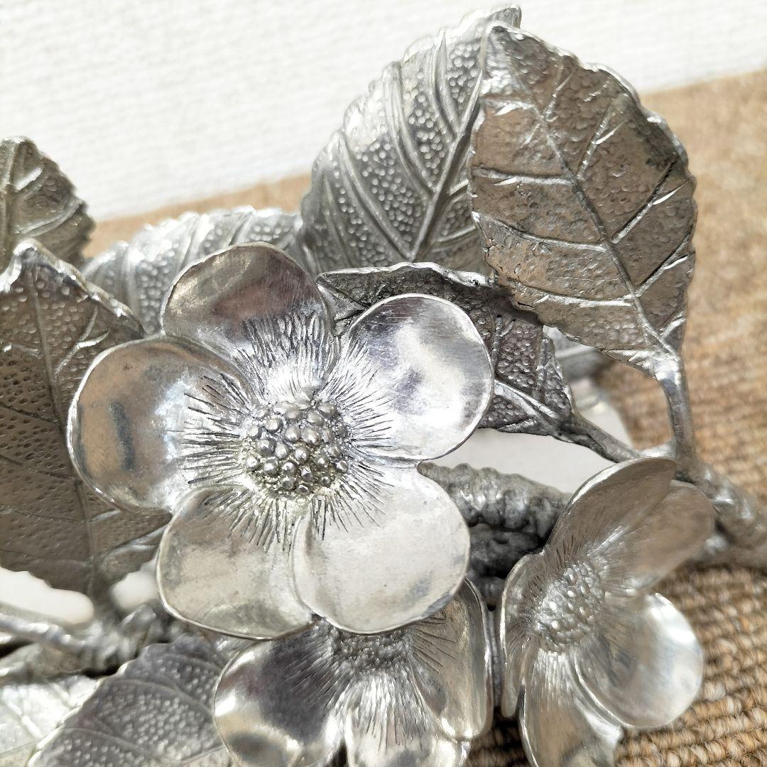 【レモングラス様】リーフ ナプキンホルダー 展示品(H-2507IN49)