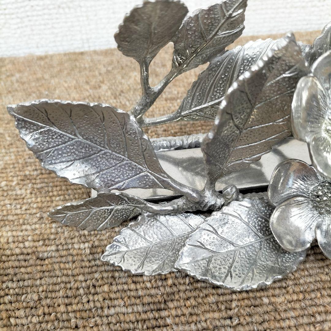 【レモングラス様】リーフ ナプキンホルダー 展示品(H-2507IN49)