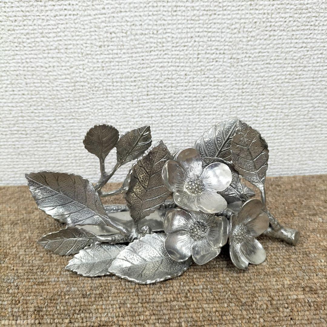 【レモングラス様】リーフ ナプキンホルダー 展示品(H-2507IN49)