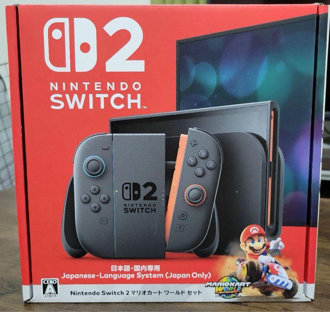 Nintendo Switch 2 マリオカートワールドセット 購入証明書付き