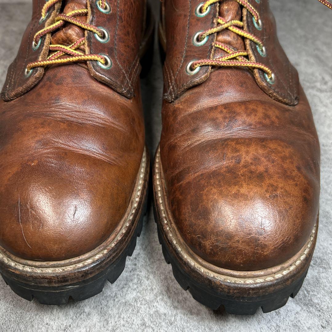 70s【REDWING】ロガーブーツ/木村拓哉/私物同型番(899)白四角犬タグ