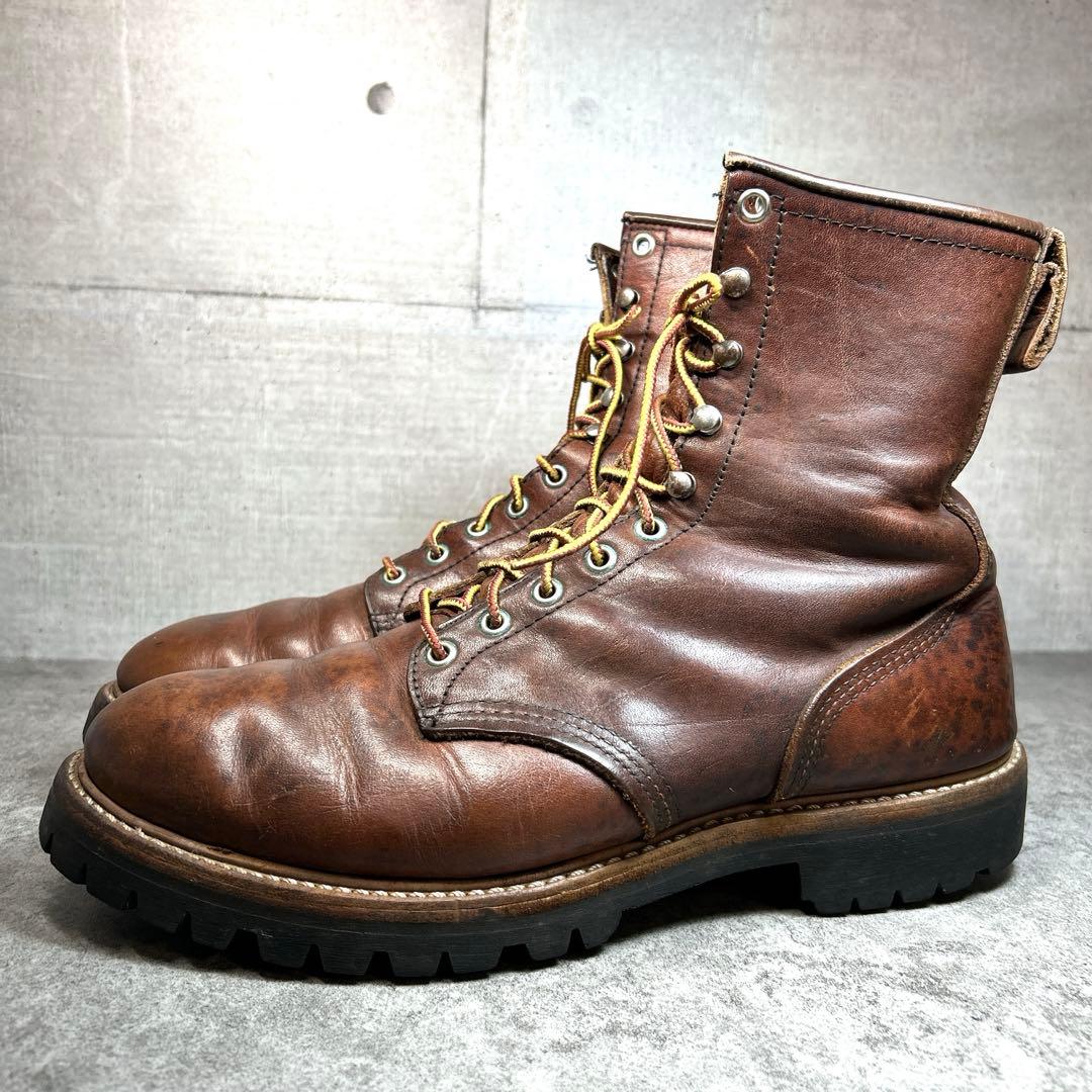 70s【REDWING】ロガーブーツ/木村拓哉/私物同型番(899)白四角犬タグ