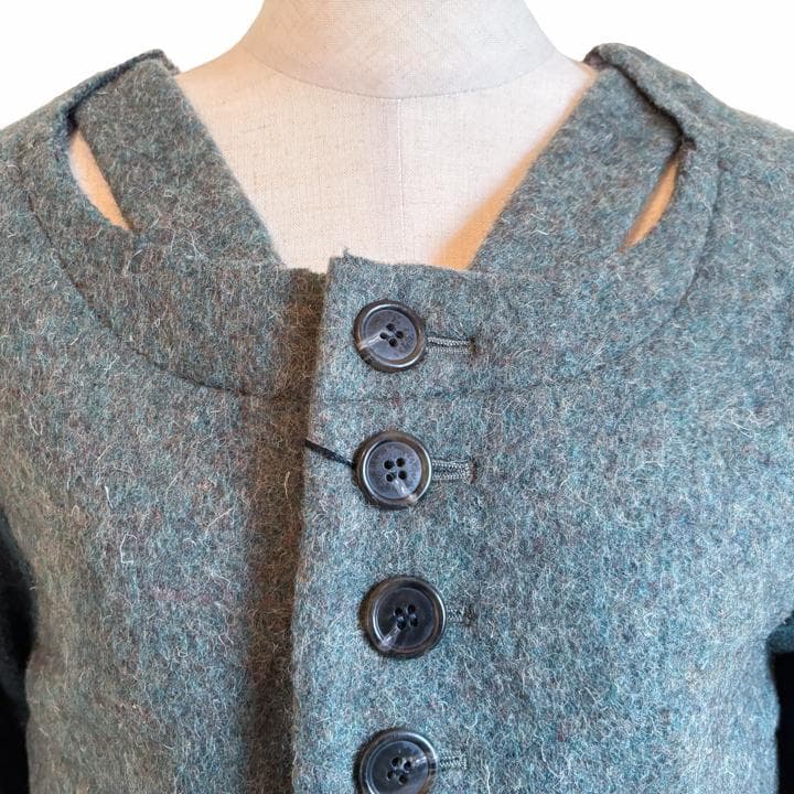 UNDERCOVER LEAF期 カットオフジャケット グリーン デッドストック