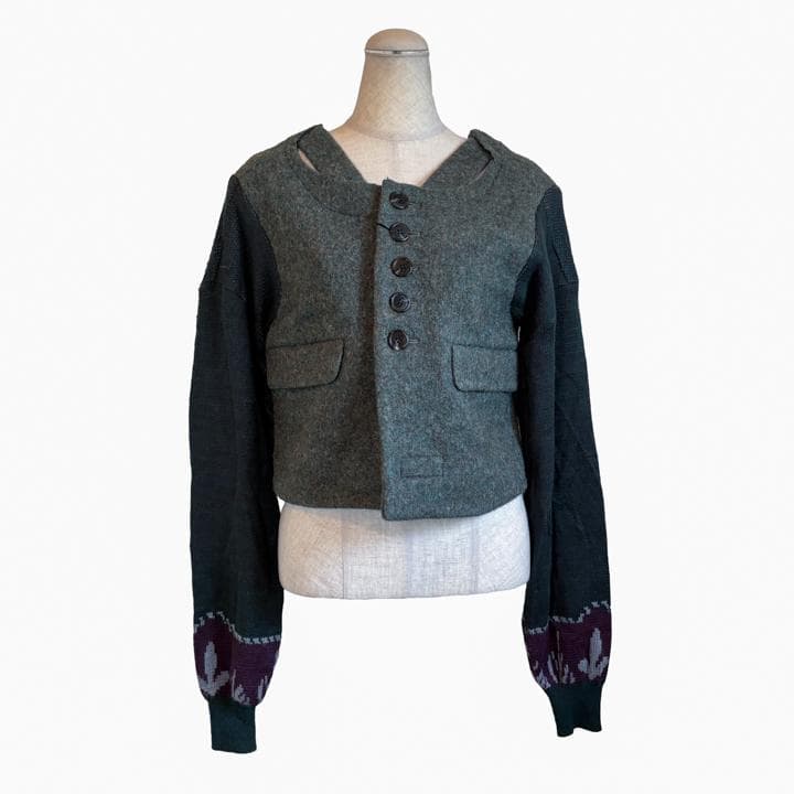 UNDERCOVER LEAF期 カットオフジャケット グリーン デッドストック