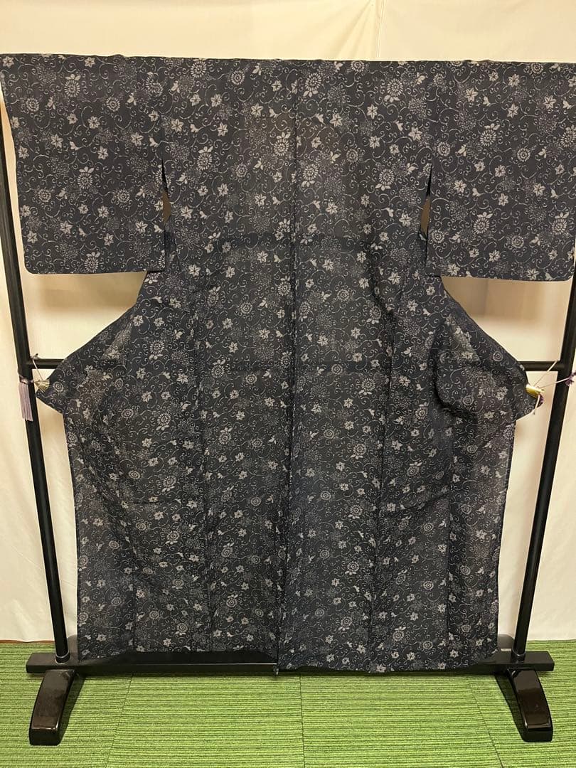 【逸品】●絹芭蕉●唐草文様●盛夏●