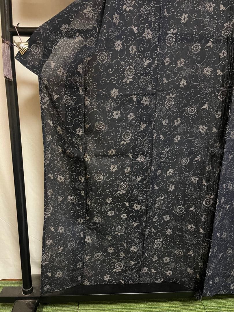 【逸品】●絹芭蕉●唐草文様●盛夏●