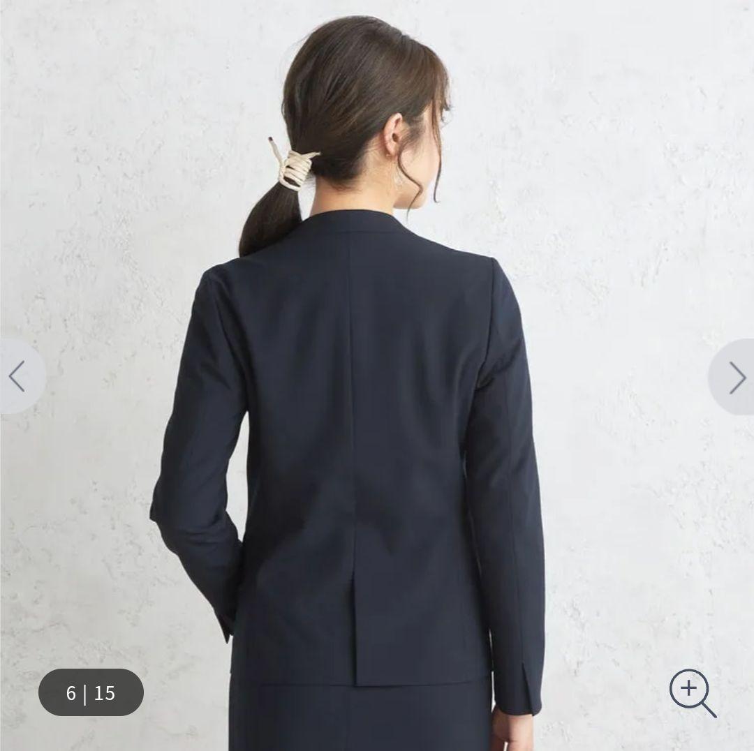 AOKI 青木 スーツ セットジャケット 5号 スカート 3号 紺