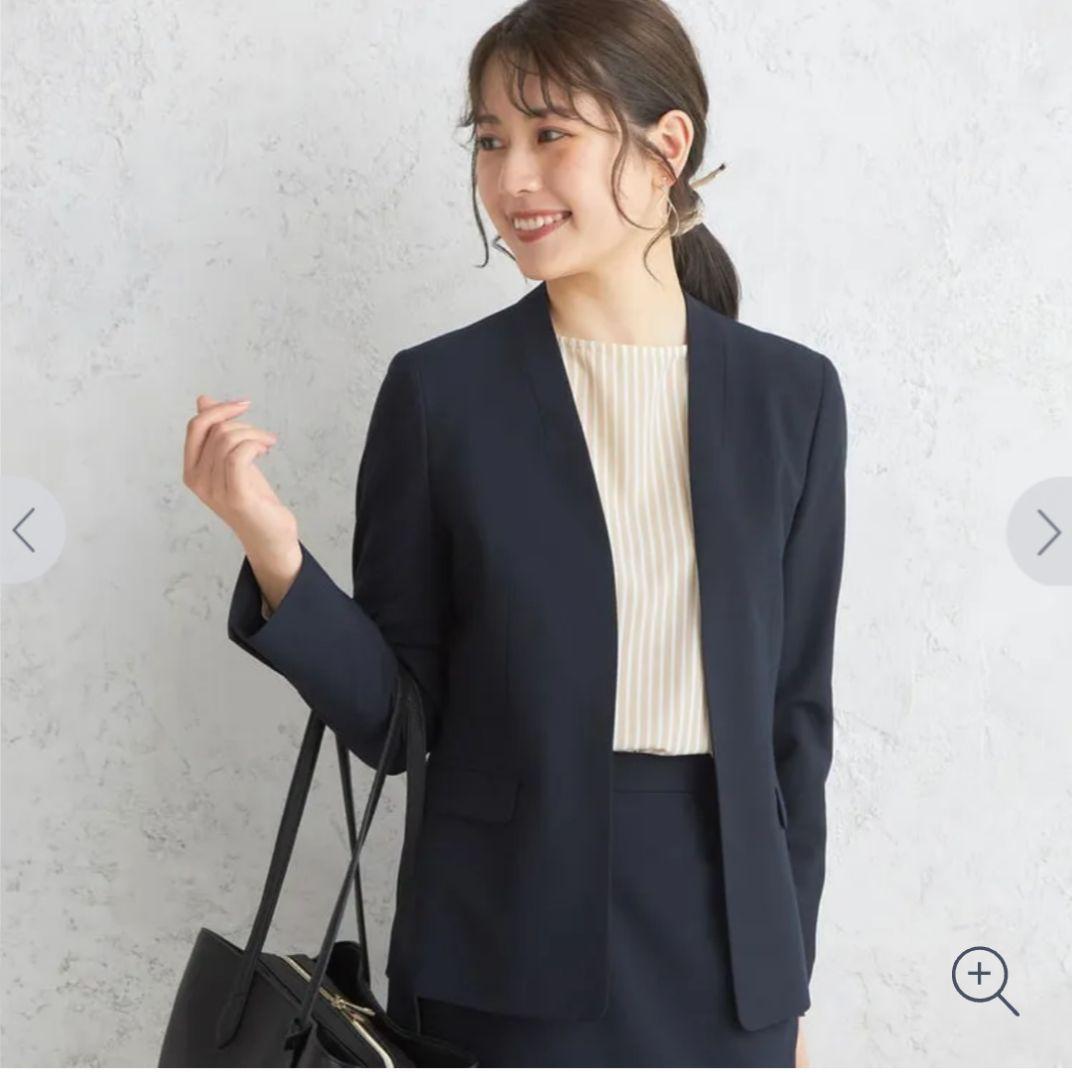 AOKI 青木 スーツ セットジャケット 5号 スカート 3号 紺