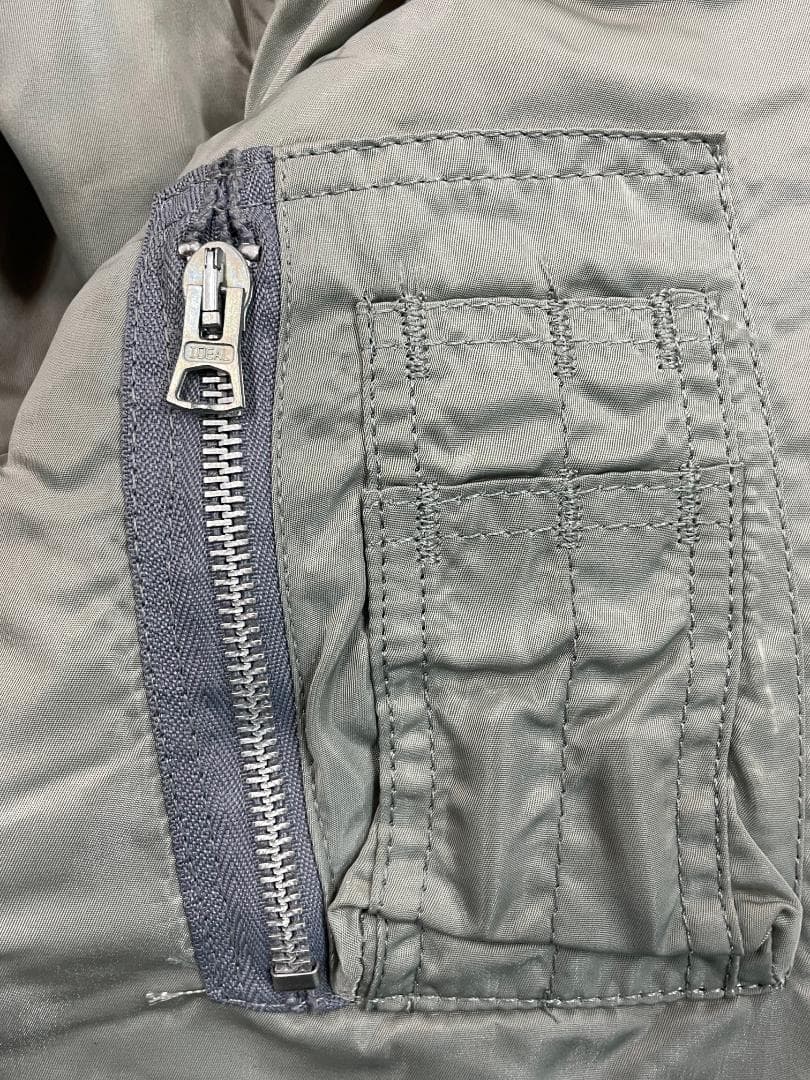 ALPHA INDUSTRIES MA-1 MADEinUSA 未使用品 SIL