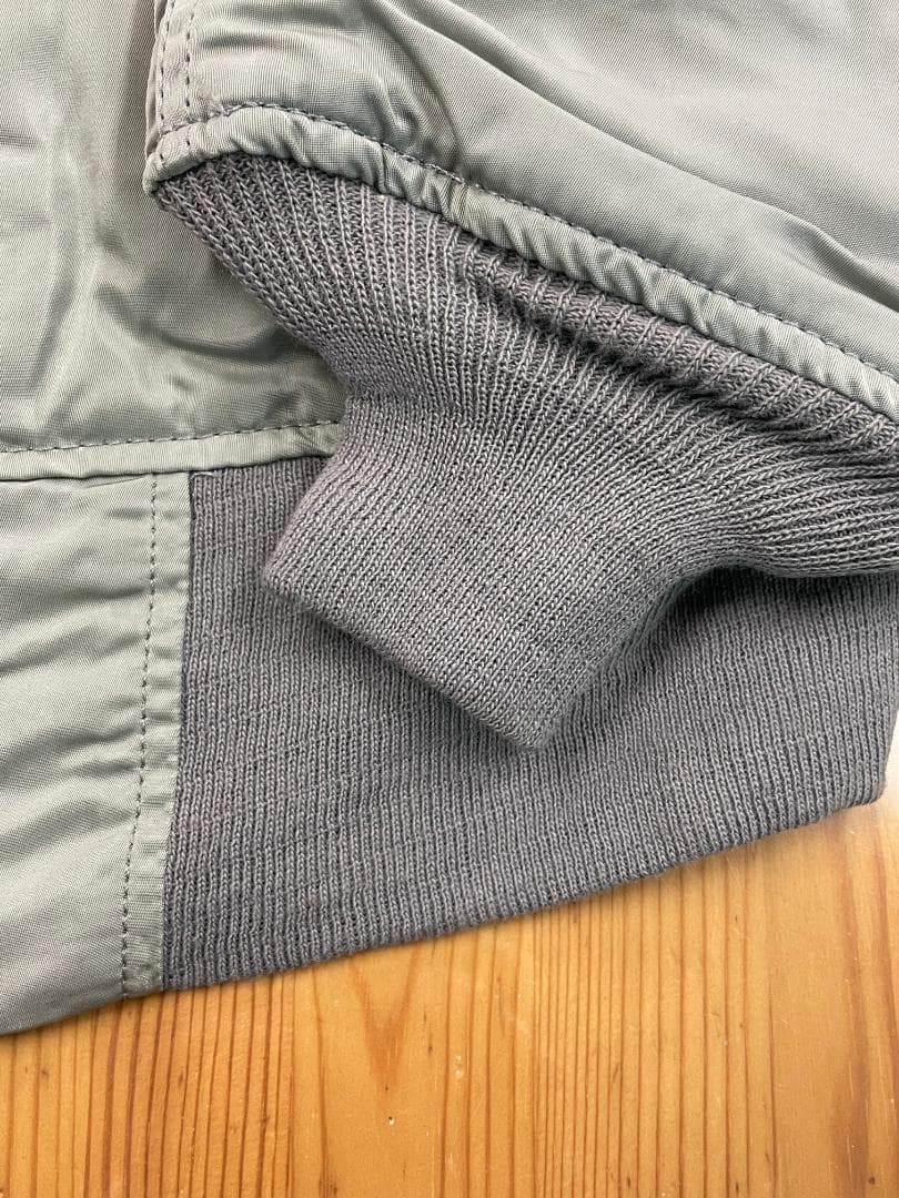 ALPHA INDUSTRIES MA-1 MADEinUSA 未使用品 SIL