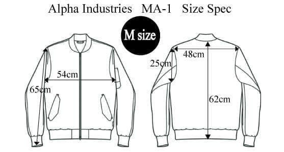 ALPHA INDUSTRIES MA-1 MADEinUSA 未使用品 SIL