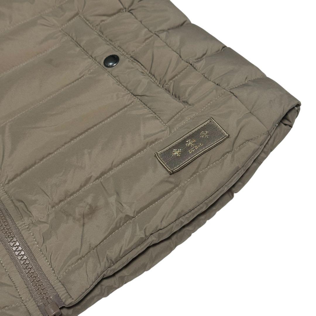 TATRAS タトラス　ダウンベスト 2way フード　取り外し可　ベージュ