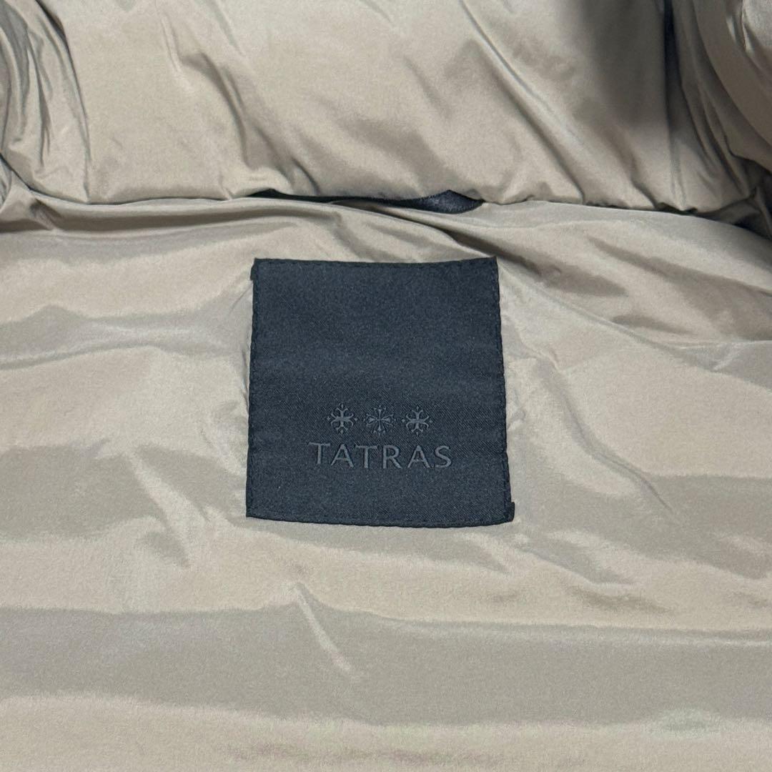 TATRAS タトラス　ダウンベスト 2way フード　取り外し可　ベージュ