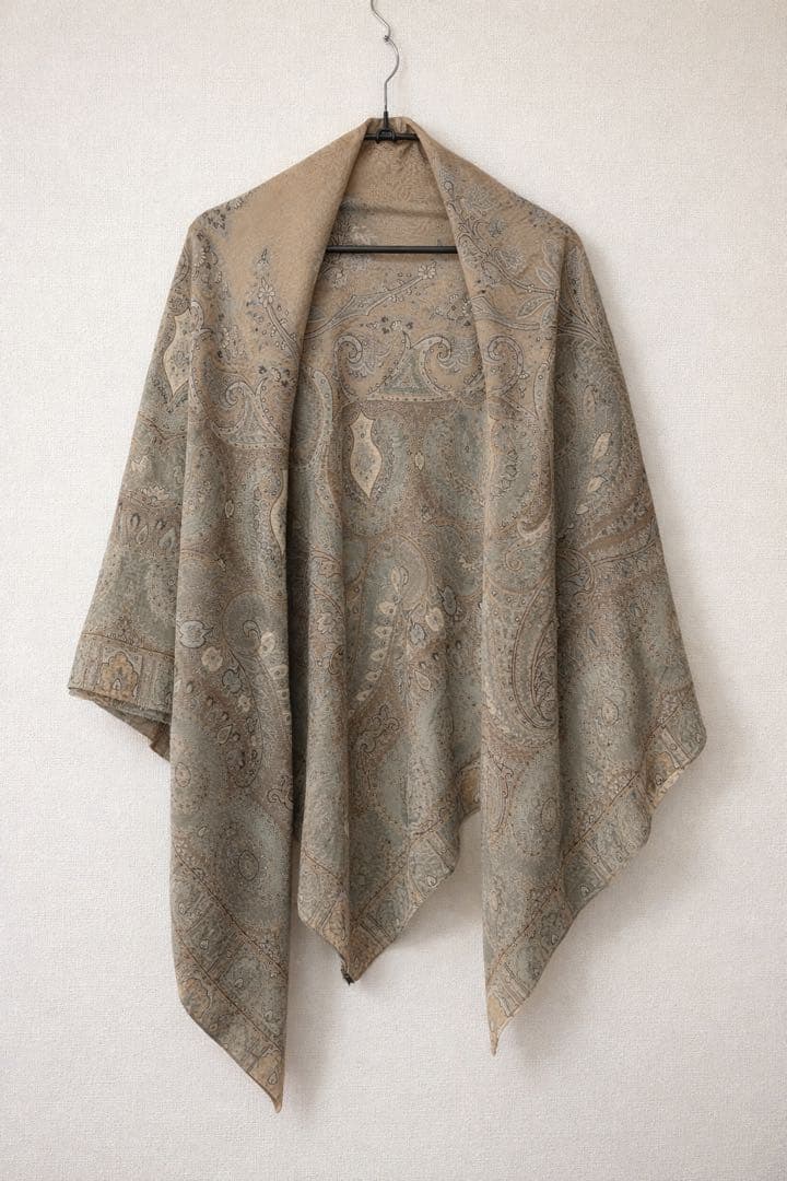 【美品】ETRO 大判ペイズリー柄 ストール/ショール