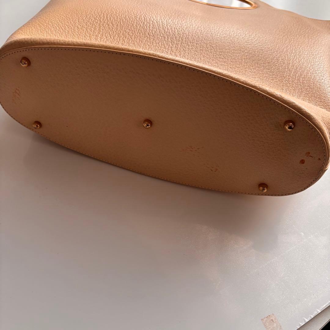 GUCCI ベージュ トートバッグ