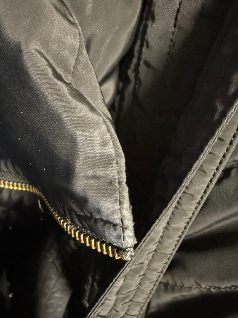 BLUE LABEL ダウンコート　ファー　ベルト付き