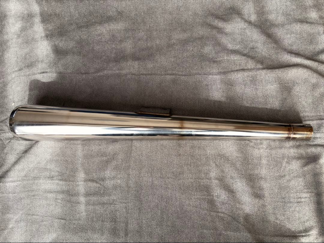 シムズクラフト トラディショナルメガホンマフラー SR400