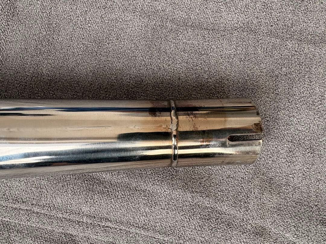 シムズクラフト トラディショナルメガホンマフラー SR400