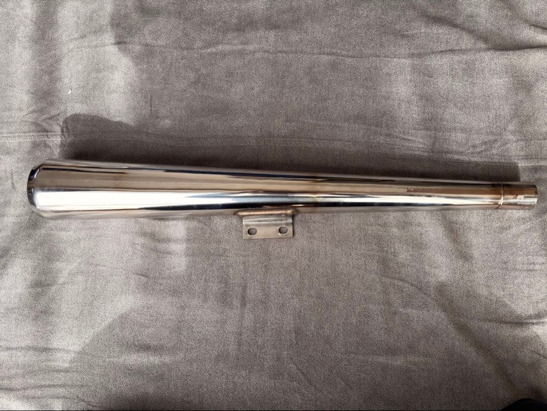 シムズクラフト トラディショナルメガホンマフラー SR400