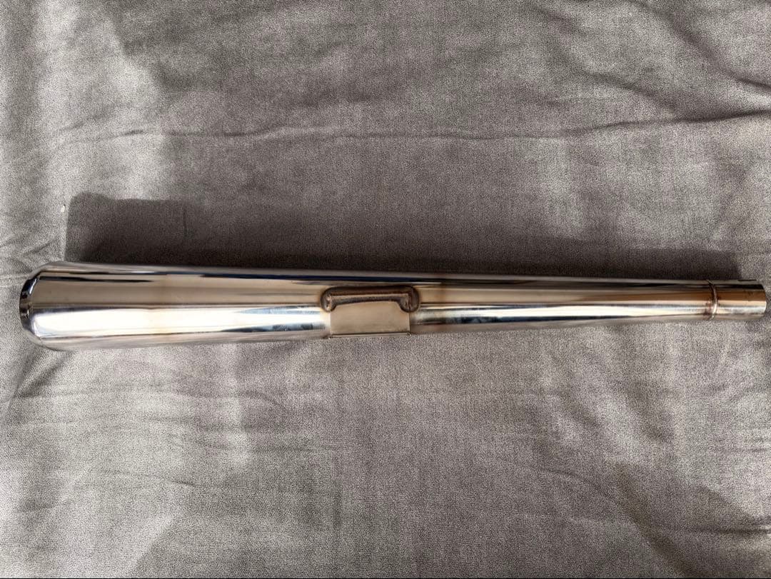 シムズクラフト トラディショナルメガホンマフラー SR400