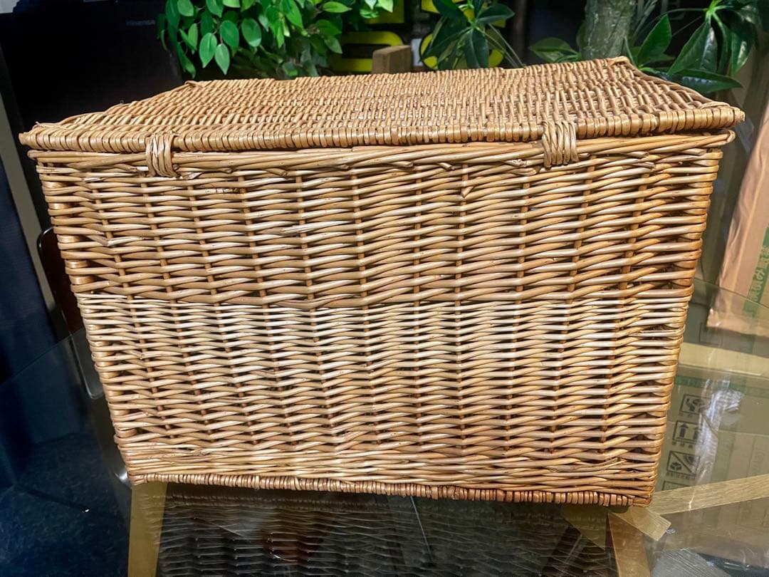 英国 フォートナム＆メイソン カゴ バスケット ラージサイズ　ハンパー